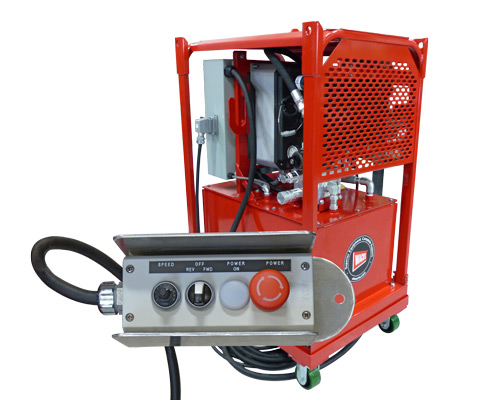 پاوریونیت هیدرولیکی الکتریکی (برقی) جهت تجهیزات پخ زنی و برش لوله مدل HPU-20 20HP ساخت وش آمریکا 